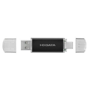 IODATA USB�������[ 256GB Type-A&Type-C���� USB 3.2 Gen 1�Ή� �X�}�z �e�ʕs�� PC �f�[�^���L �o�b�N�A�b�v ���{���[�J�[ �u���b�N U3C-STD256G/KUE