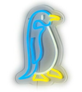 SLOWER  Cg lI Led  CeA Penguin NEONY SIGN LIGHT SLW374