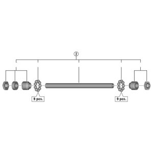 �V�}�m(SHIMANO) ���y�A�p�[�c �n�u���g���i(�ʊ�141mm) FH-MT200B Y3F998030