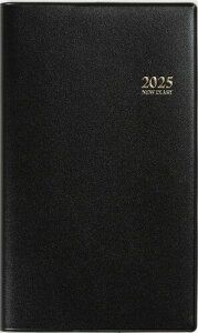 104 ニューダイアリー アルファ 10 手帳 高橋書店 2025年版 黒 ウィークリー 156/91