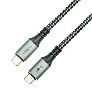 Lumen ���[���� 40Gbps USB4 Type-C to Type-C�P�[�u�� 100w 1m U4-100WCC10