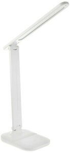 ELPA �����d�� LED�f�X�N���C�g �X�}�z�u���X�^���h�t 3�F�Ɍ��̐F��ς����� ���i�K�Ŗ��邳���߉\ �X�}�z���g���Ă̊w�K�� AS-LED09(W) �z���C�g