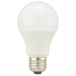 �I�[��(OHM) LED�d�� E26 40�`���� ���́E���ÃZ���T�[�t �d���F�b�I�[���d�@ LDA4L-G-MW 06-5581
