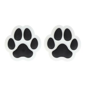 25-26 ORAN�fGE DOG GM MAT 'DOUBLE' BLACK-WHITE