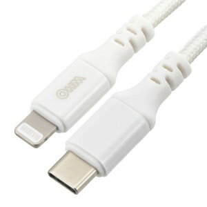 I[d@ AudioComm fɋCgjOP[u USB TypeC/Lightning 1m SIP-L10ECH-W 01-7111 OHM