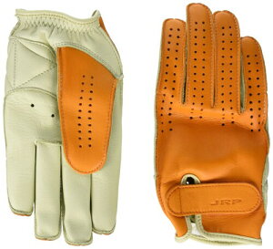 ジェーアールピー(JRP) バイク レザーグローブ 3シーズンショートグローブ オレンジ/アイボリー S BPS