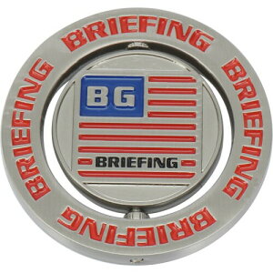 (�u���[�t�B���O)BRIEFING GOLF �S���t PROFESSIONAL GEAR SERIES METAL TURN MARKER �S���t�}�[�J�[ BRG243G25 SILVER