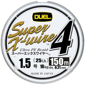 DUEL(fG) PEC 1.5 X[p[GbNXC[4 (Super X-wire 4) 150m 1.5 S Vo[ H3583-S