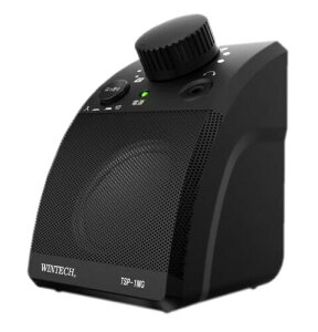 WINTECH(ウィンテック) TSP-1MGブラック 簡単接続 設定不要 5mロングケーブル はっきりボイス USBタイプC給電(ケーブル付属) 単三電池×3本(別売) 廣華物産