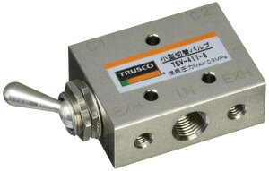 TRUSCO(�g���X�R) 4�������^�ؑփo���u 5�|�[�g 1/8 �g�O�����o�[�^�C�v TSV41T6