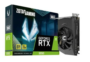 ZOTAC GAMING GEFORCE RTX 3050 6GB SOLO GDDR6 �V���O���t�@�� �O���t�B�b�N�X�J�[�h ZT-A30510G-10L VD8802