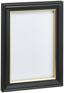 FUJICOLOR 額縁 肖像額 ( 無反射ガラス ) L 木製 ブラック 404986 59556