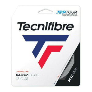 �e�N�j�t�@�C�o�[ Tecnifibre �e�j�X�K�b�g�E�X�g�����O RAZOR CODE 1.25mm TFG401 (�|�X�g�����֑Ή�)