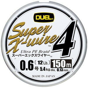 DUEL(fG) PEC 0.6 X[p[GbNXC[4 (Super X-wire 4) 150m 0.6 S Vo[ H3579-S
