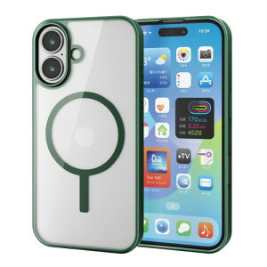 GR iPhone 16 P[X NA }Olbg MAGKEEP nCubh t[t CX[dΉ 4pGA[NbV fB[vO[ PM-A24AMAG03GN