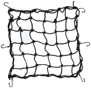 山城(yamashiro) 山城謹製 バイク用 ツーリングネット エクスプレスネット ブラック 40cm×40cm フック付き