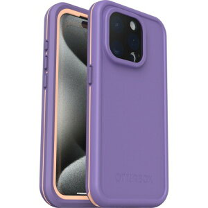 OtterBox iPhone 15 Pro LifeProof FRE �h�� �h�o �h�� �ϏՌ� �P�[�X MagSafe�Ή� Plum