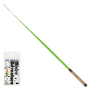 Micro Adventure Stick (�}�C�N���A�h�x���`���[�X�e�B�b�N)TINY FISH + RIG 210 LIME (���C��)