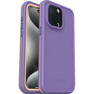 OtterBox iPhone 15 Pro Max LifeProof FRE h ho h ϏՌ P[X MagSafeΉ Plum
