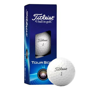 タイトリスト(TITLEIST) ゴルフボール 24 TOUR SOFT 3P T4014S-3PJ スリーブ(3個入り) (ホワイト/FF/Men's)