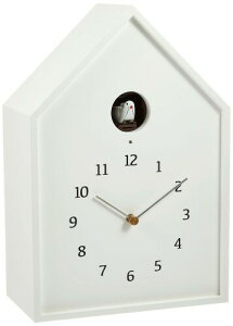 mX JbR[v AiO o[hnEX VRFؒn  Birdhouse Clock NY16-12 WH Lemnos