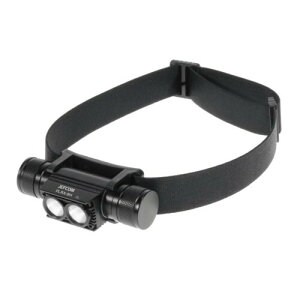 �W�F�t�R��(Jefcom) LED�w�b�h���C�g �S����1000lm�Ɩ��邢 ���`�E���C�I���[�d�� ���邳3�i�K�ؑ� �p�x�����\ ���C�g�����O���\ PLRX-9H