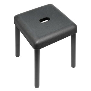 レック DENIM 風呂いす 高さ 35cm アルミ脚 (グレー) 防カビ・抗菌剤配合 日本製 B00429