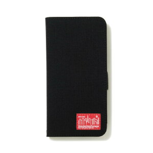 ManhattanPortage�i�}���n�b�^���|�[�e�[�W�jCORDURA NYLON Book Type Case BLACK iPhone16 Pro Max �蒠�^