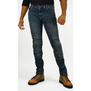 コミネ(KOMINE) バイク用 パンツ KVジーンズ インディゴブルー 5XLB WJ-747S 1158 春夏秋向け プロテクター CE規格レベル2 ストレッチ素材