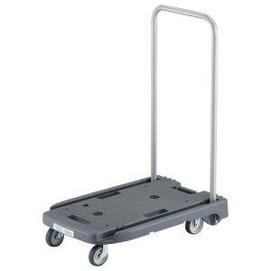 トラスコ中山(TRUSCO) 樹脂台車 こまわり君 省音G車輪 折りたたみ 軽量 静か 静音 アーセナルグレー 600×390mm MP6039N2DG