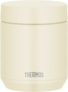 サーモス 真空断熱スープジャー 300ml アイボリー 全パーツ食洗機OK 保温保冷 お手入れ簡単 口当たりがやさしい丸口設計 スタンダードモデル JED-300 IV