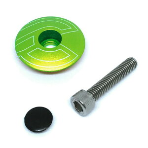 �`�l��(cinelli) ���]�� ���[�h�o�C�N �g�b�v�L���b�v TOP CAP GREEN WITH BOLT & PLUG TCAPGRE