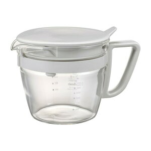 HARIO(ハリオ) お手軽 ティーポット マルティ 急須 ペールグレー 実用容量400ml 耐熱ガラス メモリ付き 日本製 OTPM-40-PGR