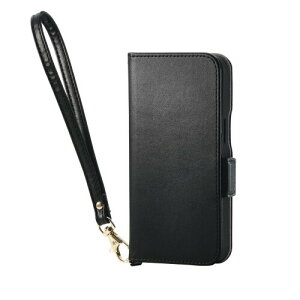 �G���R�� iPhone 16e �P�[�X �蒠�^ �}�O�l�b�g�� ���U�[ �ϏՌ� �Ռ��z�� �J�[�h���[ �X�^���h�@�\ ���C�����X�[�d�Ή� �n���h�X�g���b�v�t�� �u���b�N PM-A25SPLFY4BK