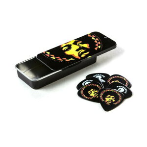 Jim Dunlop (ジム ダンロップ) ジミ ヘンドリックス ピック & ケース セット Jimi Hendrix Aura Mandara Pick Tin