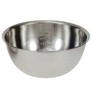 ヒロショウ シェフズボウル ステンレス深型ボウル(目盛付) 21cm MCB-21