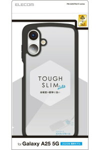 �G���R�� Galaxy A25 5G (SC-53F) �P�[�X �w�ʃN���A ���� �ϏՌ� �Ռ��z�� �y�� ���^ �w�ʏ����h�~ �X�g���b�v�z�[��/�V�����_�[�X�g���b�v�V�[�g�t �u���b�N PM-G253TSLFCBK