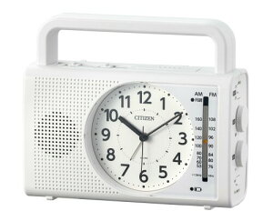 Y(RHYTHM) V`Y ڊo܂v h NbN AM/FM WI (ChFM Ή) 񂵔d LED d X}[gtH gѓdb [d@\ AiO  CITIZEN 4RQ002-003