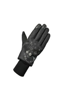 (ロッソスタイルラボ) RossoStyleLab バイク用 グローブ 秋冬モデル マルチパターンウィンターグローブ ハンドライティングモチーフ Lサイズ レディース RSG-343