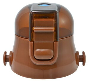 スケーター(Skater) 交換用 キャップユニット 子供用 水筒部品 580ml 適応品番 SDC6N・SKDC6(直飲み) ブラウン P-SDC6-CU-A