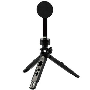 エレコム スマホ 三脚 スタンド マグネット ( Magsafe iPhone 専用) 1/4インチネジ 横360度/縦180度 角度調整可 ブラック P-MAGSTD1BK