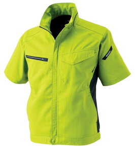 TS DESIGN(ティーエスデザイン) AIR ACTIVEショートスリーブジャケット オールシーズン用 8156 55 ライトグリーン LL