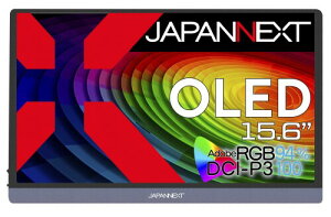 JAPANNEXT 15.6C` L@EL(OLED)pl 4K(3840x2160)𑜓x oCj^[ JN-MD-OLED156UHDR miniHDMI USB Type-C microUSB USB OTGΉ HDR X}[gP[Xt