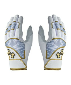 (�A���_�[�A�[�}�[) UA UNDENIABLE BATTING GLOVES 6012834(100) �z���C�g ���^���b�N�S�[���h M