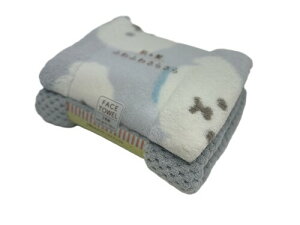 林(Hayashi) フェイスタオル2枚組 約34×80cm プラッシュカラー プードル マイクロファイバー FO404729