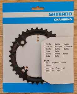 �V�}�m(SHIMANO) ���y�A�p�[�c ���|�����t�`�F�[�������O 36T(�u���b�N)FC-M591-L�p FC-M591-S FC-M591-L FC-M590-S FC-M590-L FC-M391-8 Y1LD98090
