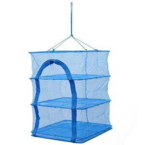 尾上製作所(ONOE) 干しかご40 ON-5803 (洗った食器や野菜の乾燥 アウトドアからドライフーズ作りまで 取り出し口はU字で出し入れし易い 40cm-3段 キャンプ)