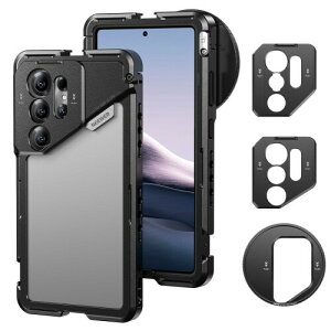 NEEWER �X�}�z�P�[�W S25 Ultra 67mm�t�B���^�[�A�_�v�^�[/17mm�����Y�o�b�N�v���[�g/T�}�E���g�����Y�A�_�v�^�[�t�� �r�f�I���O �X�}�z�X�^�r���C�U�[ �R���p�`�u�� Galaxy S25 Ultra