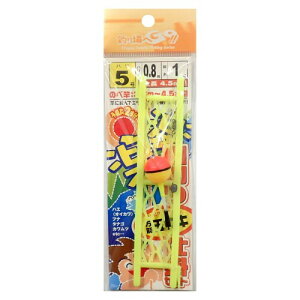 MARUSHINGYOGU(マルシン漁具) らくらく川釣り仕掛けセット(玉ウキ) ハリ5号 ハリス0.8号 幹糸1号