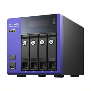 IODATA �@�l���� 4�h���C�u NAS 8TB(2TB×4/RAID/10GbE/5GbE/2.5GbE�Ή�)WS IoT 2019 for Storage���� Active Directory�A�g�E�Í����E���u�Ǘ��E�o�b�N�A�b�v�Ή� LAN DISK ?���{���[�J�[ HDL4-Z19SI3A-8/U